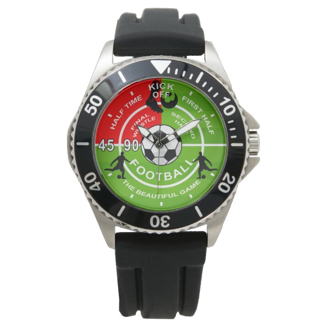 Reloj De Pulsera Árbitro de fútbol, seguidor de fútbol (Anverso)