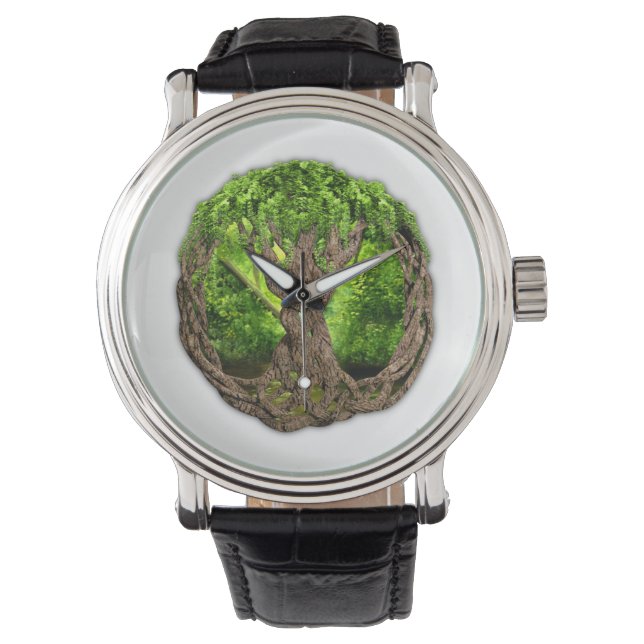 Reloj De Pulsera Árbol Celta De La Vida (Anverso)