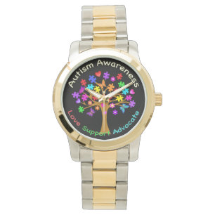 Reloj De Pulsera Árbol de conciencia del autismo