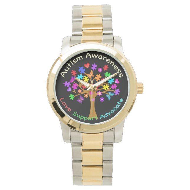 Reloj De Pulsera Árbol de conciencia del autismo (Anverso)