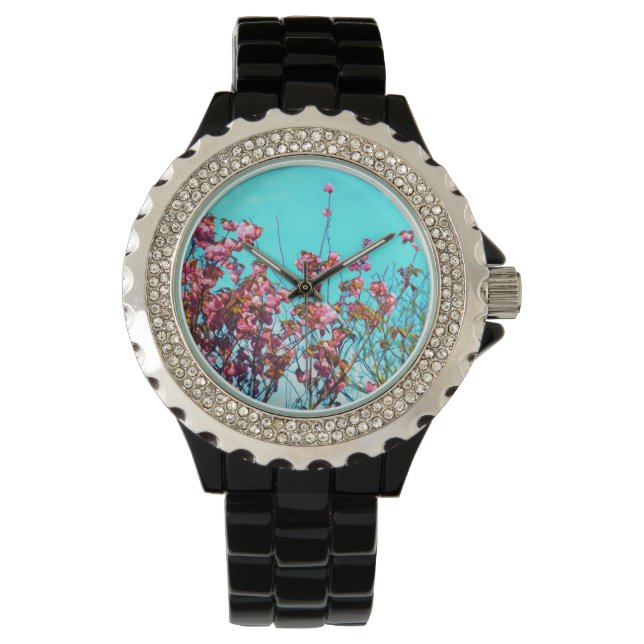 Reloj De Pulsera Árbol de flores de cerezo en Brighton (Anverso)
