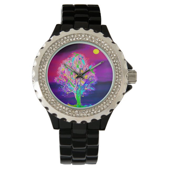 Reloj De Pulsera Árbol de Fuego (Anverso)