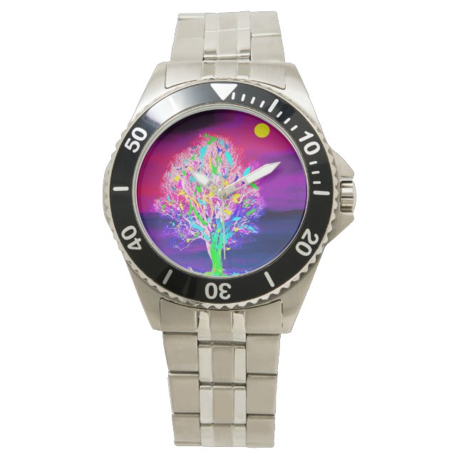 Reloj De Pulsera Árbol de Fuego (Anverso)