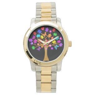 Reloj De Pulsera Árbol de la conciencia del autismo