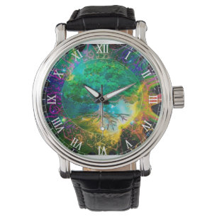 Reloj De Pulsera Árbol de la salud y de la vitalidad de la vida
