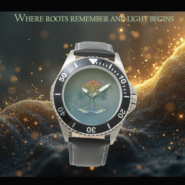 Reloj De Pulsera Árbol de la Vida Amanecer Cambiante  (Subido por el creador)
