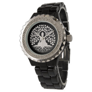 Reloj De Pulsera Árbol de la Vida Espiritual Arte Buda