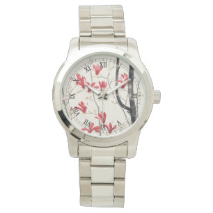 Reloj De Pulsera Árbol de Magnolia por Kobayashi Kokei, arte japoné