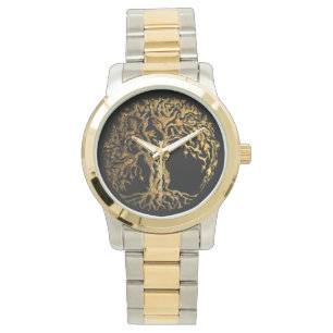 Reloj De Pulsera Árbol de Mehndi de la vida (alheña)