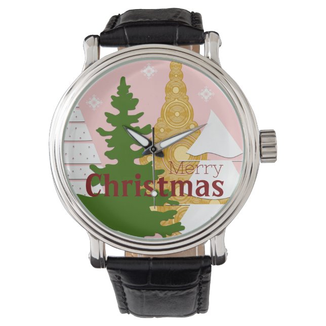 Reloj De Pulsera Árbol de navidad (Anverso)