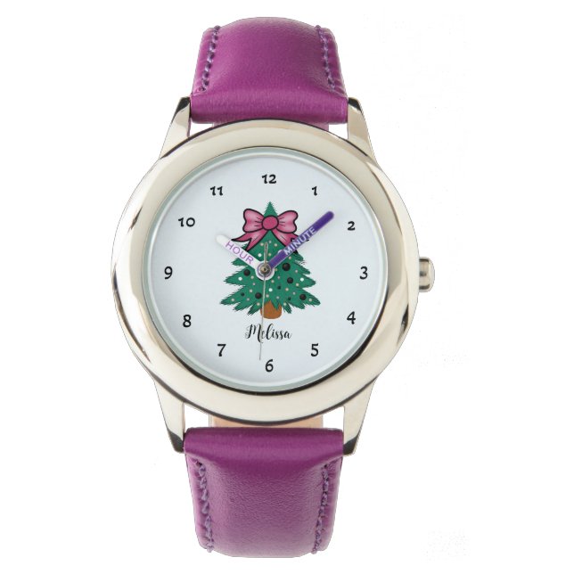 Reloj De Pulsera árbol de Navidad (Anverso)
