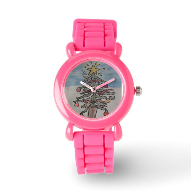 Reloj De Pulsera Árbol de Navidad (Anverso)