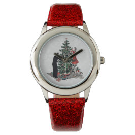 Reloj De Pulsera Árbol de Navidad retro