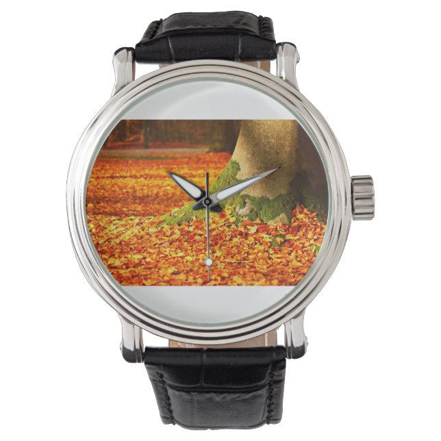 Reloj De Pulsera Árbol de otoño 11 (Anverso)