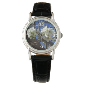Reloj De Pulsera Árbol de peras florido de primavera de los Cluster