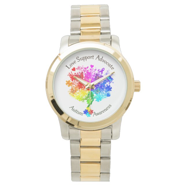Reloj De Pulsera Árbol del espectro autista (Anverso)