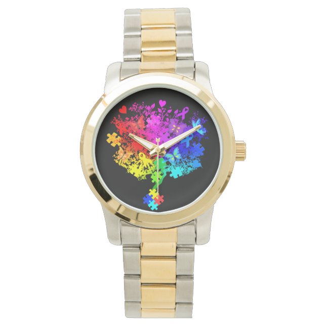 Reloj De Pulsera Árbol del espectro autista (Anverso)