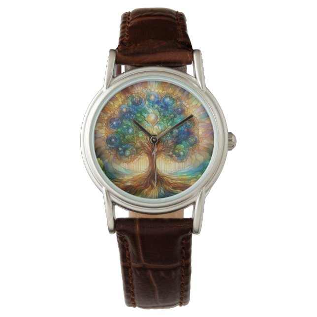 Reloj De Pulsera Árbol luminiscente de la vida (Anverso)