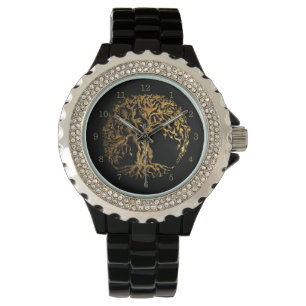 Reloj De Pulsera Árbol Mehndi de la vida (Henna)