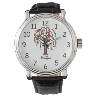 Reloj De Pulsera Árbol silvestre con corazón - Personalizable