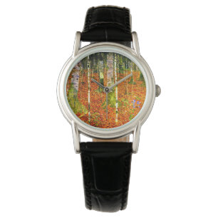 Reloj De Pulsera Árboles de abedul de Gustav Klimt