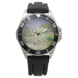Reloj De Pulsera Árboles de manzana en flor (por Claude Monet)