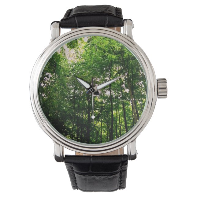 Reloj De Pulsera Árboles verdes (Anverso)