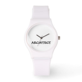 Reloj De Pulsera ARCHITECT Sporty White Silicone Watch