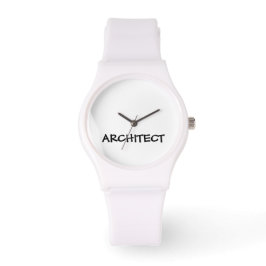 Reloj De Pulsera ARCHITECT Sporty White Silicone Watch