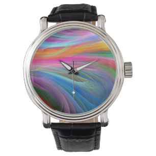 Reloj De Pulsera arco iris feather.png