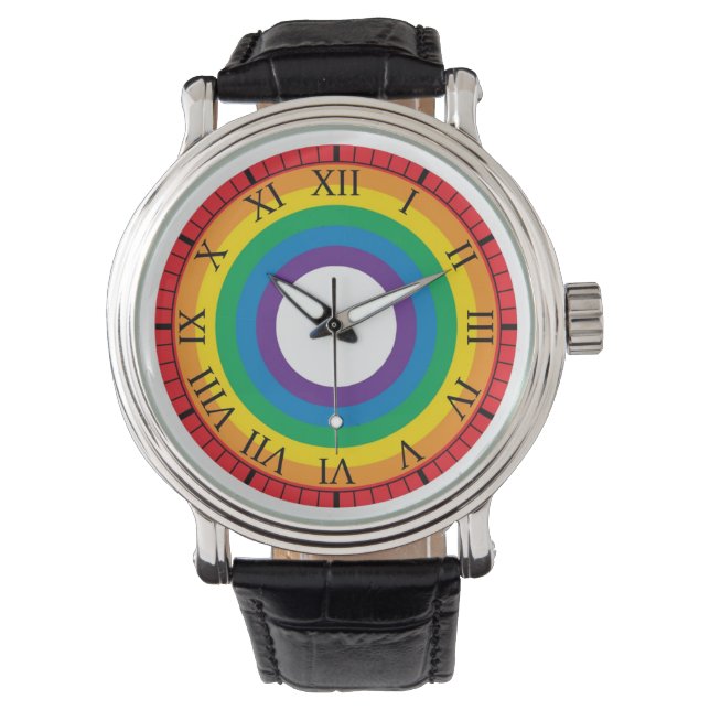 Reloj De Pulsera Arcoiris (Anverso)