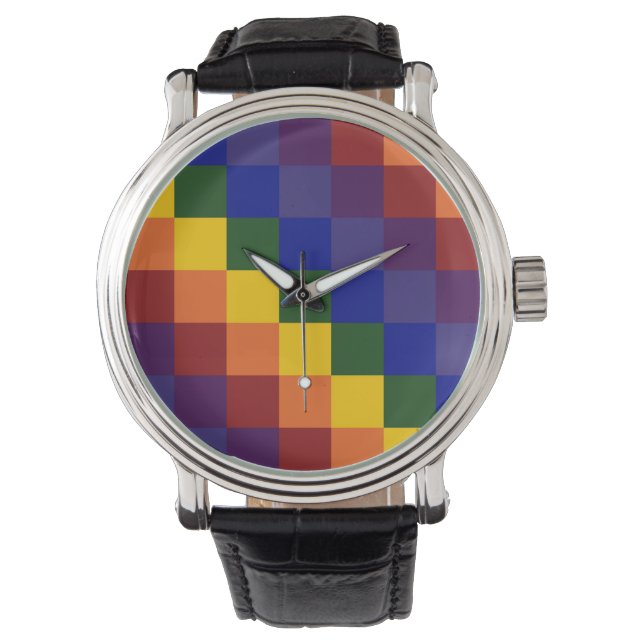 Reloj De Pulsera Arcoiris bajo control (Anverso)