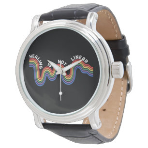 Reloj De Pulsera Arcoíris de Conciencia sobre Salud Mental LGBTQ