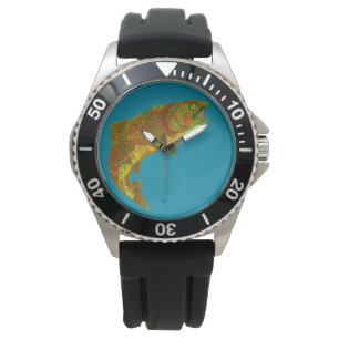 Reloj De Pulsera Arcoiris de hoja de lápiz 6