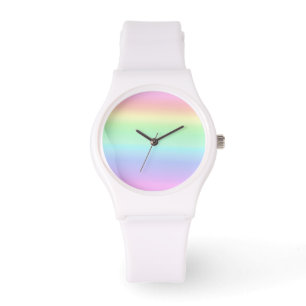 Reloj De Pulsera Arcoiris de Pastel Ombre