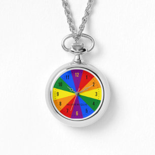 Reloj De Pulsera Arcoíris Orgullo Americano Diversidad LGBTQ Explos