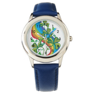 Reloj De Pulsera Arcoiris Y Shamrock