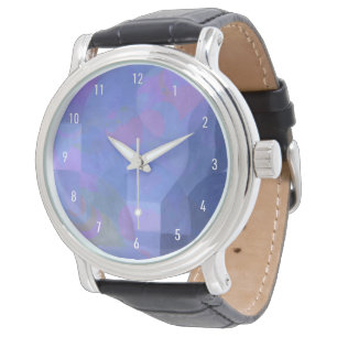Reloj De Pulsera Arcos Medianoche - Geometría abstracta índigo