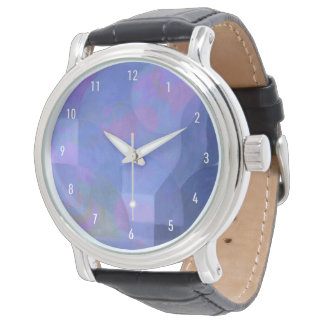 Reloj De Pulsera Arcos Medianoche - Geometría abstracta índigo