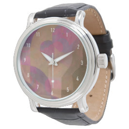 Reloj De Pulsera Arcos Rosas del desierto - Geometría cálida abstra