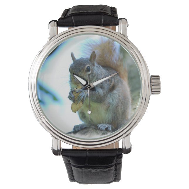 Reloj De Pulsera Ardilla gris (Anverso)