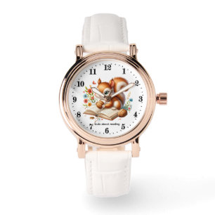 Reloj De Pulsera ardilla linda y loca personalizable