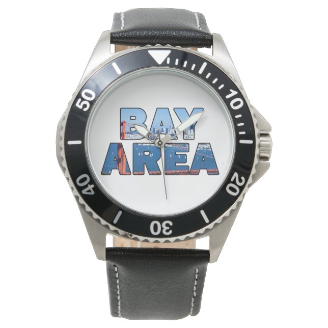 Reloj De Pulsera Área de la Bahía de San Francisco (Anverso)