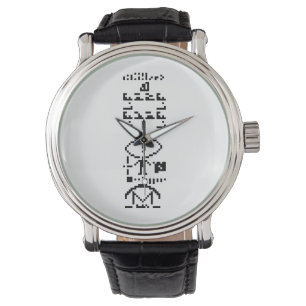 Reloj De Pulsera Arecibo Binary Message 1974