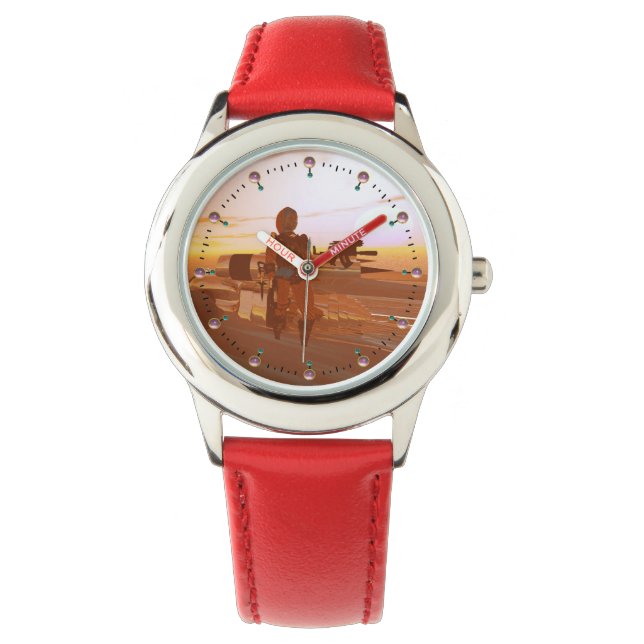 Reloj De Pulsera ARES CYBORG, HIPERIA DESIERTA, CIENCIA FICHURA Sci (Anverso)