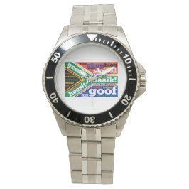 Reloj De Pulsera Argot sudafricano y coloquialismos