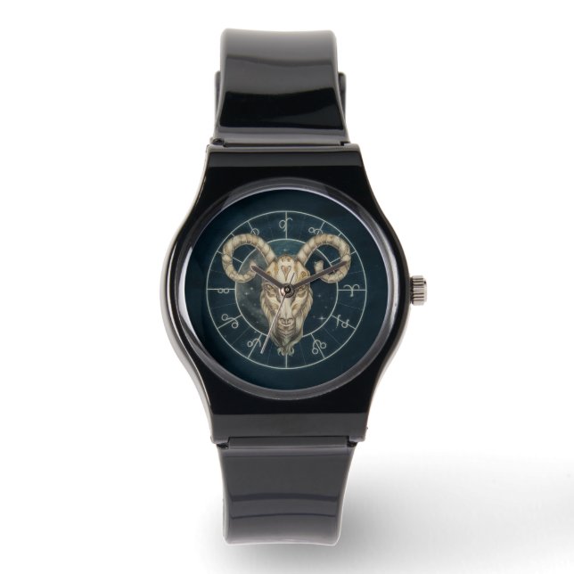 Reloj De Pulsera Aries Zodiac Sign (Anverso)
