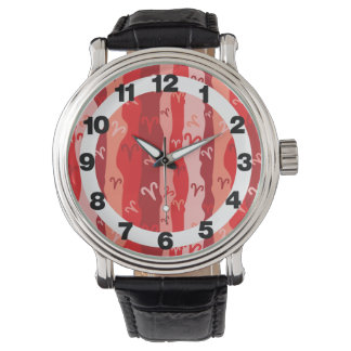 Reloj De Pulsera Aries Zodiac Stripes