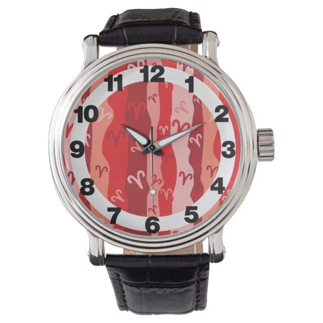 Reloj De Pulsera Aries Zodiac Stripes (Anverso)