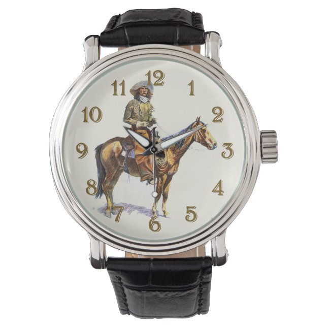 Reloj De Pulsera Arizona Cowboy Remington (Anverso)